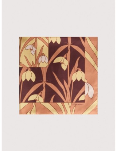 Foulard in seta Coccinelle Maxi Snowdrops – Multicolor Honey - foto 1