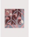 Foulard in seta Coccinelle Maxi Snowdrops – Multicolor Winter Rose