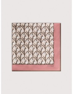 Foulard in seta Coccinelle Snowdrop Wallpaper – Multicolor Fango - foto 1