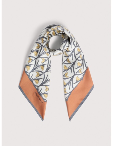 Foulard in seta Coccinelle Snowdrop Wallpaper – Multicolor Stove - foto 2