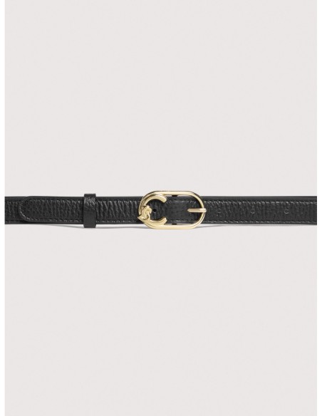 Cintura donna in pelle con grana Coccinelle C-Me – Noir - foto 2