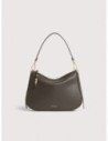 Borsa hobo in pelle con grana Coccinelle Nory Small – Fango Borsa hobo in pelle con grana Coccinelle Nory Small – Fango