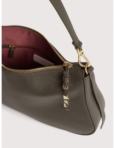 Borsa hobo in pelle con grana Coccinelle Nory Small – Fango - foto 3