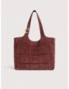Borsa shopping in camoscio ricamato Coccinelle C-Easy Large – Berry Borsa shopping in camoscio ricamato Coccinelle C-Easy Large – Berry