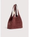 Borsa shopping in camoscio ricamato Coccinelle C-Easy Large – Berry Borsa shopping in camoscio ricamato Coccinelle C-Easy Large – Berry