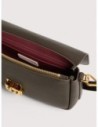 Borsa baguette in pelle con grana Coccinelle C-Me Lock Medium – Fango Borsa baguette in pelle con grana Coccinelle C-Me Lock Medium – Fango