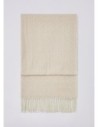 Stola needle punch con logo monogram Liu Jo – Beige Stola needle punch con logo monogram Liu Jo – Beige