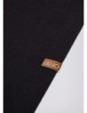 Stola ampia con logo monogram Liu Jo – Nero