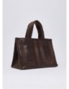 Tote bag grande con maxi logo Liu Jo – Testa di moro