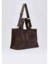 Tote bag grande con maxi logo Liu Jo – Testa di moro