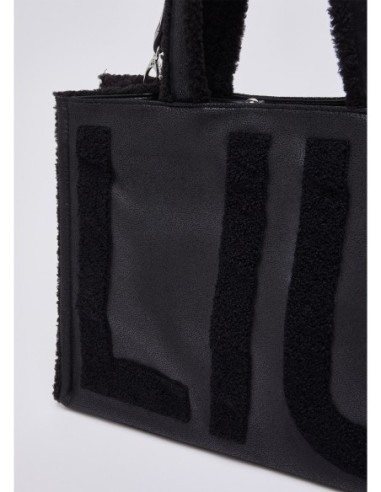 Tote bag grande con maxi logo Liu Jo – Nero - foto 6