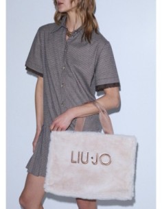 Tote bag grande in teddy Liu Jo – Burro - foto 1