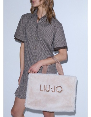 Tote bag grande in teddy Liu Jo – Burro - foto 1