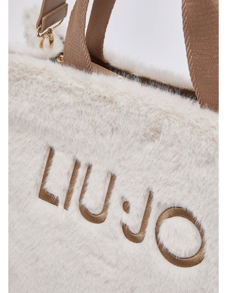 Tote bag grande in teddy Liu Jo – Burro - foto 6