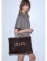 Tote bag grande in teddy Liu Jo – Testa di moro Tote bag grande in teddy Liu Jo – Testa di moro