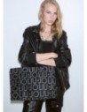 Tote bag grande jacquard monogram Liu Jo – Nero Tote bag grande jacquard monogram Liu Jo – Nero