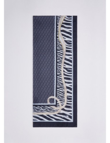 Stola animalier con stampa cinturini Liu Jo – Blu - foto 2