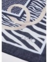 Stola animalier con stampa cinturini Liu Jo – Blu