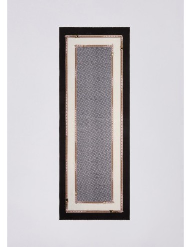 Stola monogram con fibbie decorative Liu Jo – Nero - foto 3