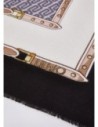 Stola monogram con fibbie decorative Liu Jo – Nero