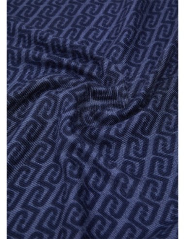 Stola monogram con fibbie decorative Liu Jo – Azzurro - foto 4