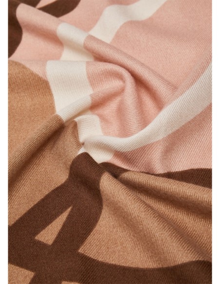 Foulard color block con logo Liu Jo – Cammello - foto 5