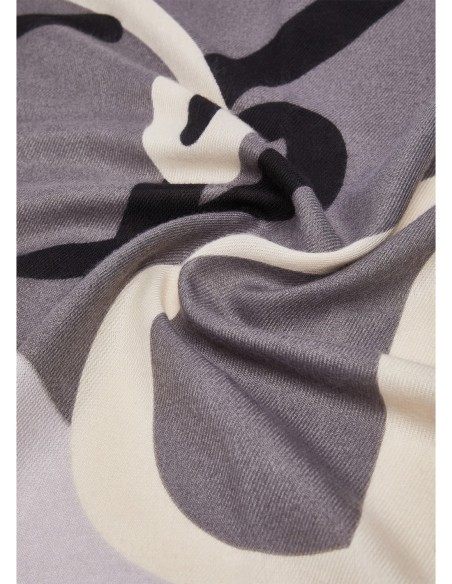 Foulard color block con logo Liu Jo – Nero - foto 5