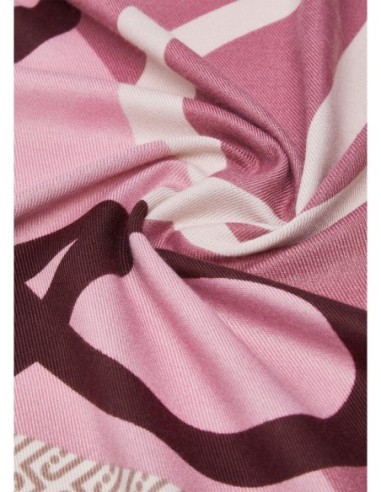 Foulard color block con logo Liu Jo – Melanzana - foto 4