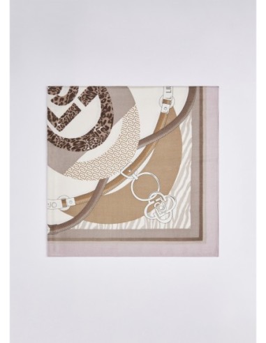 Foulard animalier metal mix Liu Jo – Beige - foto 3