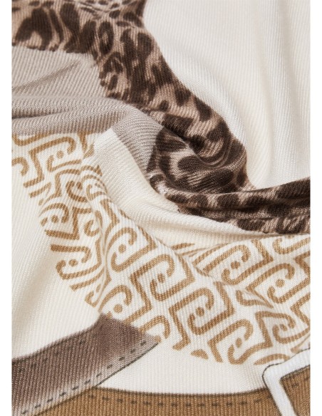 Foulard animalier metal mix Liu Jo – Beige - foto 5