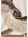 Foulard animalier metal mix Liu Jo – Beige Foulard animalier metal mix Liu Jo – Beige