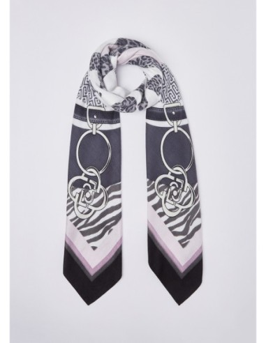 Foulard animalier metal mix Liu Jo – Nero - foto 1