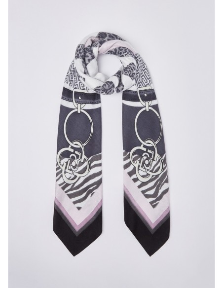 Foulard animalier metal mix Liu Jo – Nero - foto 1