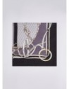 Foulard grande con stampa metalware Liu Jo – Nero