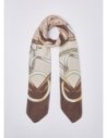 Foulard grande con stampa metalware Liu Jo – Moca scuro