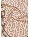 Foulard grande con stampa metalware Liu Jo – Moca scuro