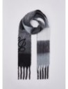 Sciarpa check garzata con logo ricamato Liu Jo – Bianco e nero Sciarpa check garzata con logo ricamato Liu Jo – Bianco e nero