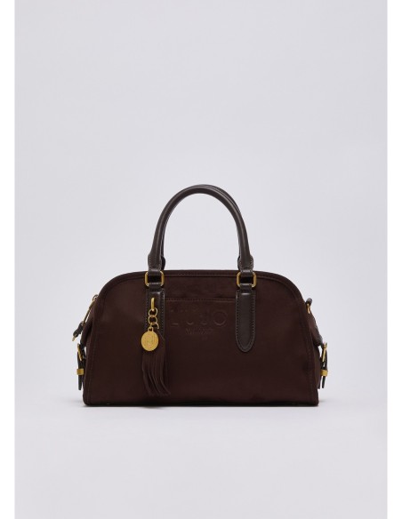 Bauletto piccolo con logo Liu Jo – Marrone scuro - foto 1