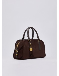 Bauletto piccolo con logo Liu Jo – Marrone scuro - foto 1 2