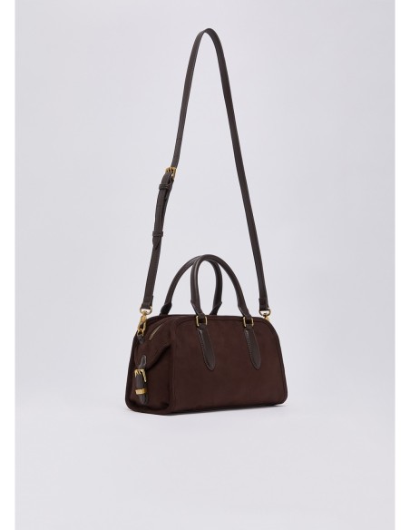 Bauletto piccolo con logo Liu Jo – Marrone scuro - foto 3