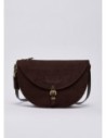 Borsa a spalla a mezzaluna con patta Liu Jo – Marrone scuro Borsa a spalla a mezzaluna con patta Liu Jo – Marrone scuro