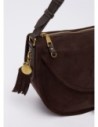 Borsa a spalla a mezzaluna con patta Liu Jo – Marrone scuro Borsa a spalla a mezzaluna con patta Liu Jo – Marrone scuro