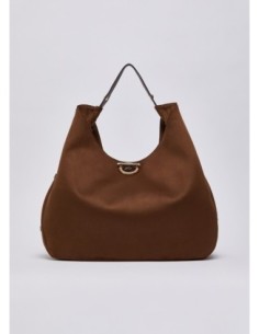 Borsa hobo grande con borchie Liu Jo – Tabacco - foto 1 2