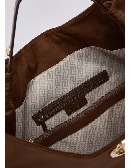 Borsa hobo grande con borchie Liu Jo – Tabacco - foto 7