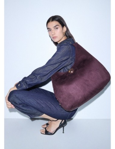 Borsa hobo grande con borchie Liu Jo – Melanzana - foto 1