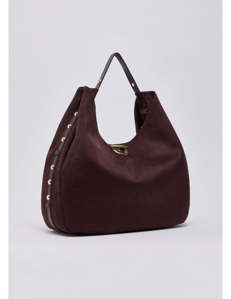 Borsa hobo grande con borchie Liu Jo – Melanzana - foto 3