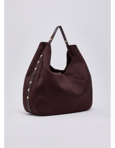 Borsa hobo grande con borchie Liu Jo – Melanzana - foto 4