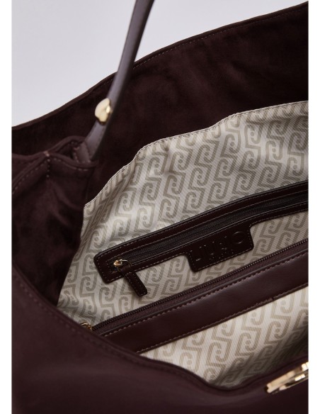 Borsa hobo grande con borchie Liu Jo – Melanzana - foto 7