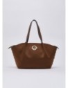 Borsa tote grande con logo Liu Jo – Tabacco Borsa tote grande con logo Liu Jo – Tabacco