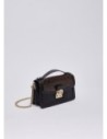 Borsa a tracolla piccola con inserto animalier Liu Jo – Nero animalier